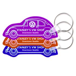 Personalized Key Tags - VW Bug - 1 Side