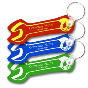 Personalized Key Tags - Wrench - 1 Side