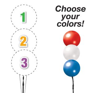Pick Your Colors - Triple Threat Balloon Cluster