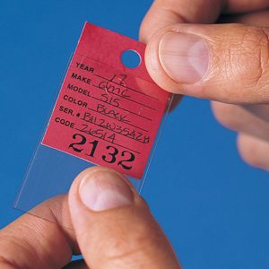 Plastic Sleeve for Key Tags