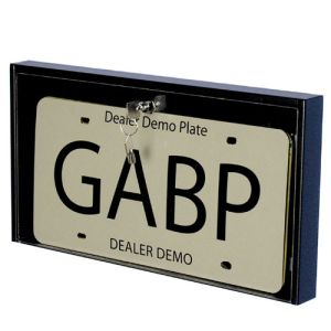 Dealer Demo Plate Box