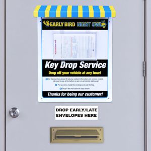 Key Drop Envelope Dispenser Kits for Large Envelopes