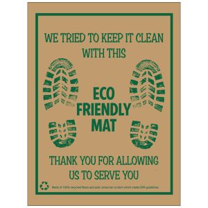 Economy Recycled Paper Floor Mat