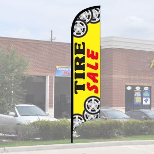 Service Wave Flag Kits - "Tire Sale"