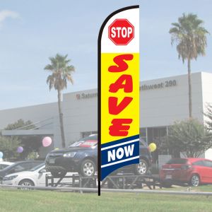 Sales Wave Flag Kits - "Stop Save Now" 