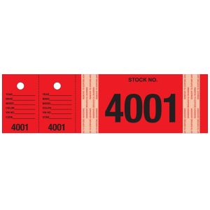 Stock Numbers with Matching Key Tags - Series 4000 - 4499