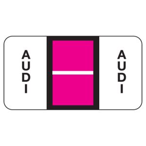 ServiceFile Franchise Labels on Sheets - Audi