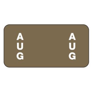 ServiceFile Month Labels on Sheets - August
