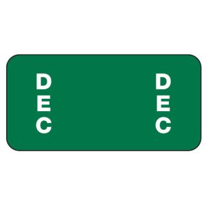 ServiceFile Month Labels on Sheets - December
