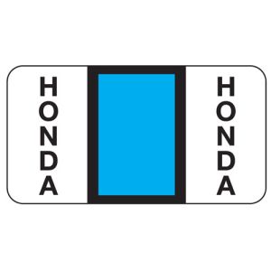 ServiceFile Franchise Labels on Rolls - Honda