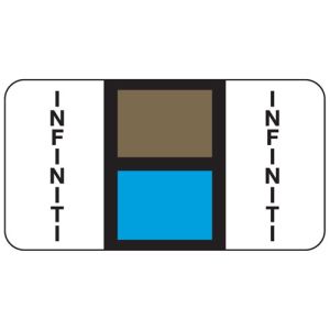 ServiceFile Franchise Labels on Sheets - Infinity