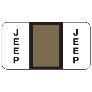 ServiceFile Franchise Labels on Sheets - Jeep
