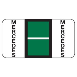 ServiceFile Franchise Labels on Sheets - Mercedes