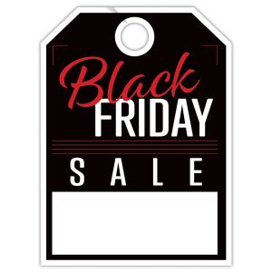Mirror Hang Tag - "Black Friday Sale"