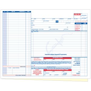 Marine Repair Order - 2 Part without Personalization