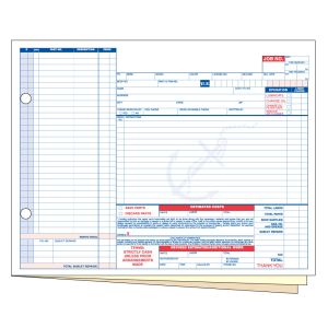 Marine Repair Order - 3 Part without Personalization