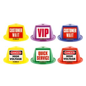 Magnetic Car Top Hats with Message Panels