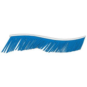 Fiesta Pennant Streamer - Blue