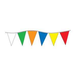 Multi Color Pennants - 105' String