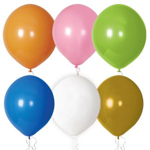17" Latex Balloons - Outdoor Use, Tropical Colors