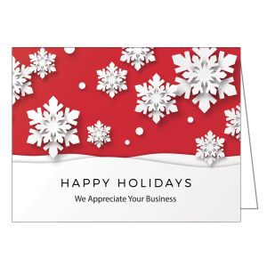 Holiday Card - Paper Snowflakes
