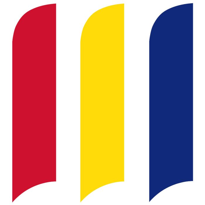 Wave Flags - Solid Colors