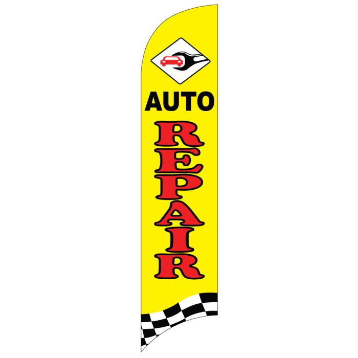 Service Wave Flag - Auto Repair