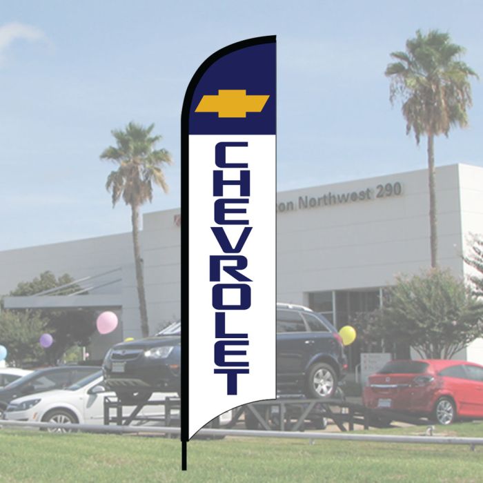 Chevrolet Wave Flag Kit with ground spike