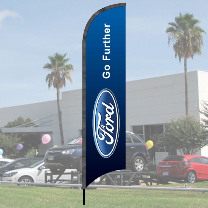Franchise Wave Flag Kit - Ford - Ground Spike