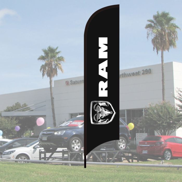 Franchise Wave Flag Kits - RAM - Ground Spike Kit