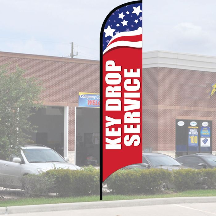 Service Wave Flag Kits - Key Drop Service