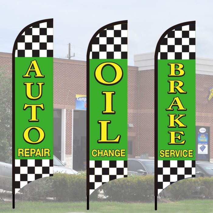 Each kit includes a Windless Flag, Flagpole and choice of base.