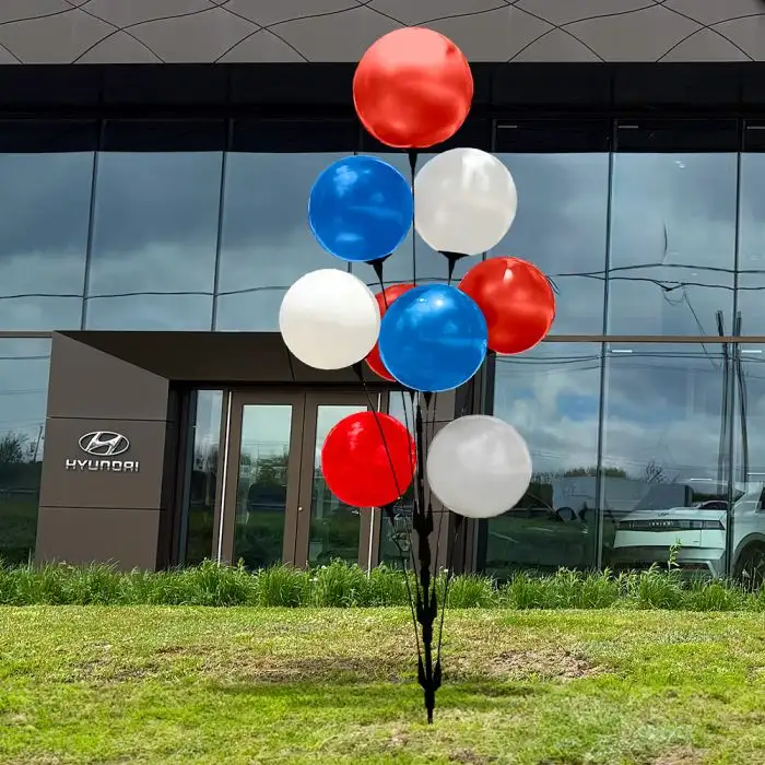 Mega 9 Balloon Cluster - Multi Colors