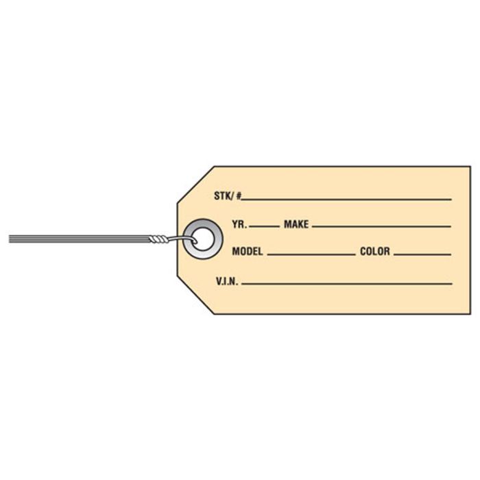 Stock Key Tag