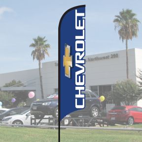 3D Wave Flag Kits - Franchise - Chevrolet