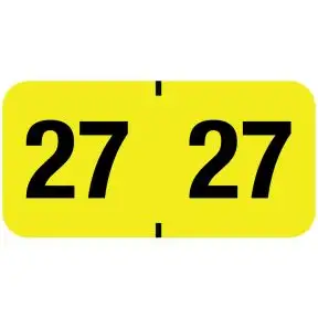 ServiceFile Model Year Labels on a Roll - 2027