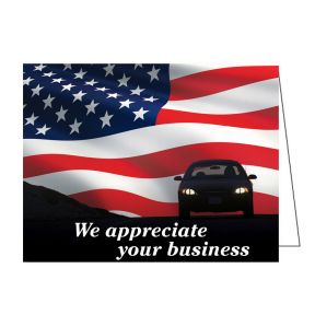 Thank You Card - American Flag