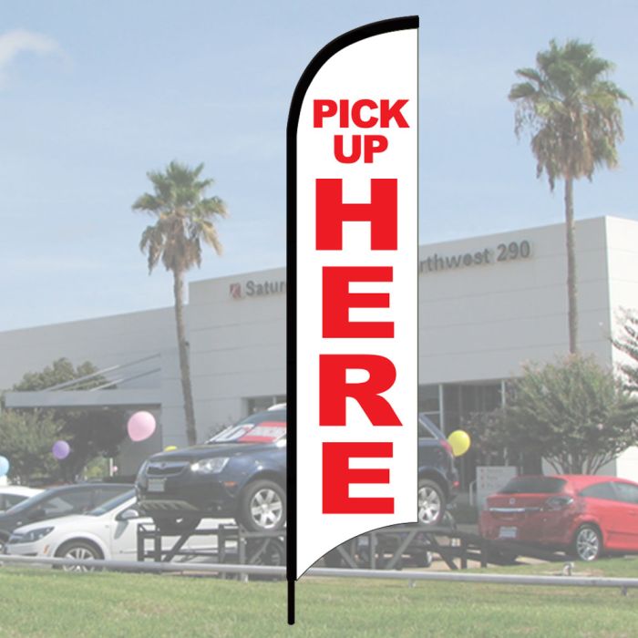 Wave Flag Kits - Pickup Here Wave Flag Kits - Pickup Here