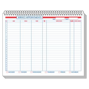 Service Appointment Book