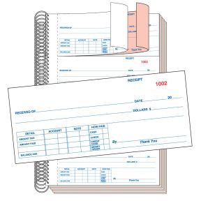Cash Receipt Book - 2 Part without Personalization