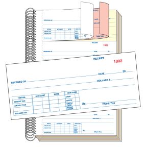 Cash Receipt Book - 3 Part without Personalization