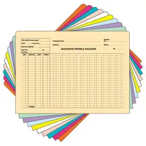 Standard Accounts Payable Voucher Jackets