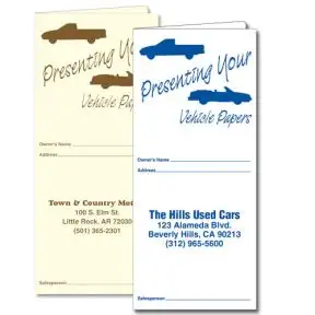 Vertical Document Wallets