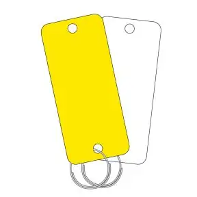 Blank Poly Key Tags