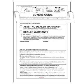 "As Is" Buyers Guide with Cover