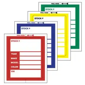 Expanded Size Window Stock Stickers