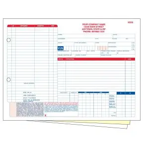 Customer Pay Repair Order - 3 Part with Personalization