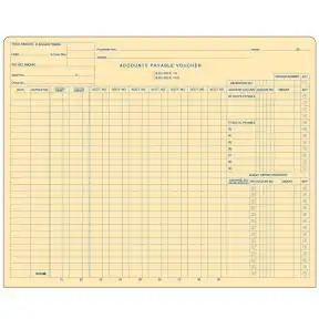 Accounts Payable Voucher Jacket