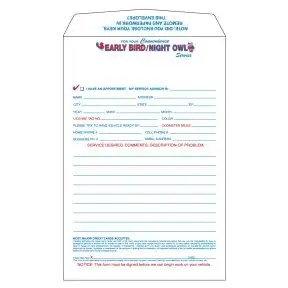 Standard Key Drop Envelope without Personalization