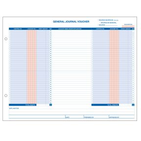 General Journal Voucher for ERA System - Source 99 and 80